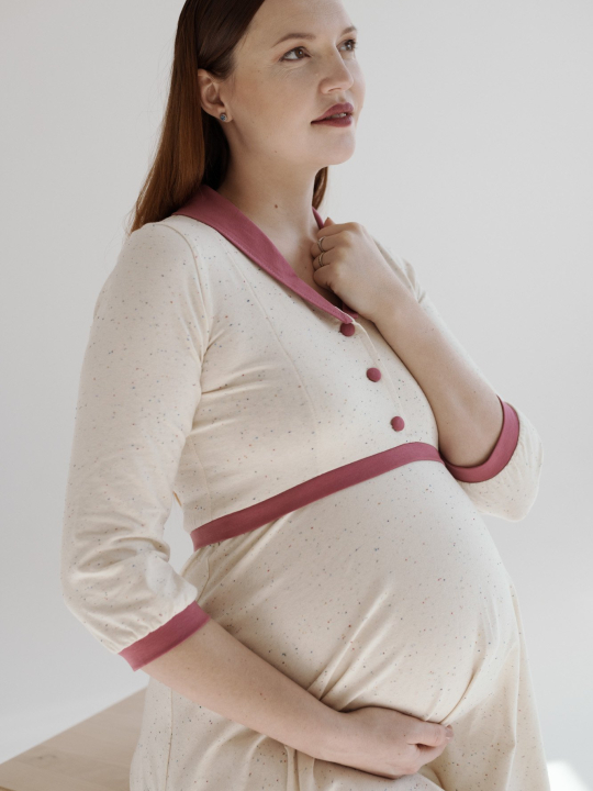 Těhotenská a kojicí košilka - Dreamy S